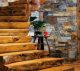 Onde utilizar uma escada de madeira rústica? 